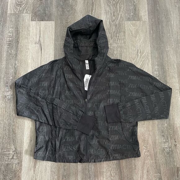 NWT Zyia Active Breeze Jacket in Black - Size: XXL - Picture 9 of 11